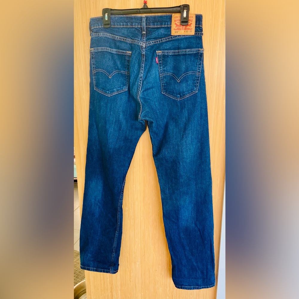 Levi's 505 Relaxed Fit Dark Blue Jeans